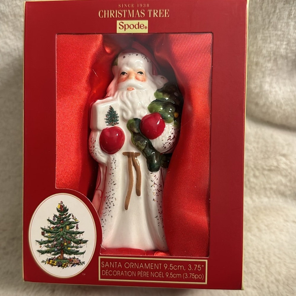 Spode Single Santa Ornament - NIB